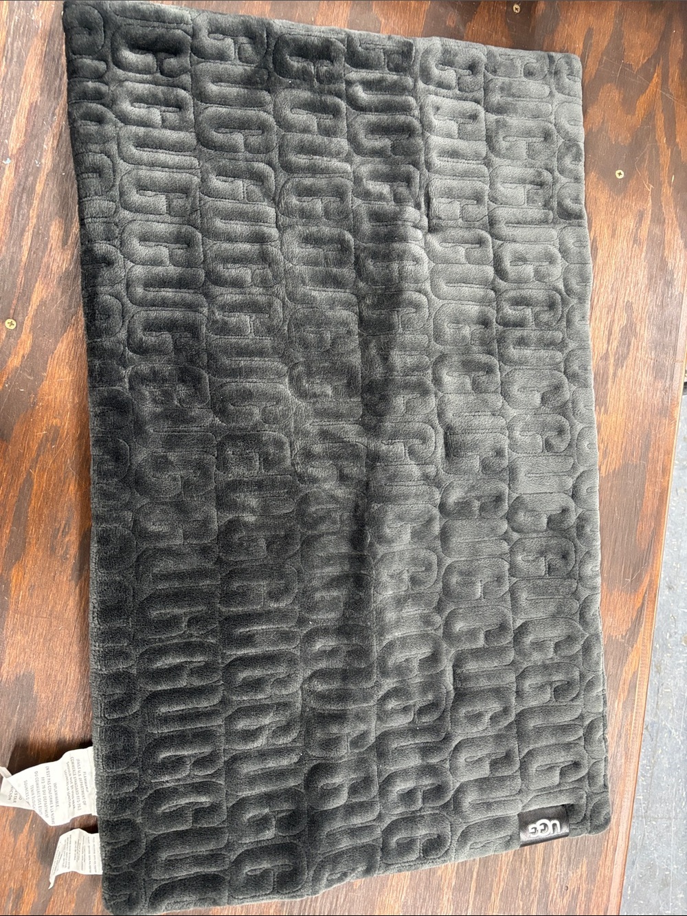 UGG Charcoal Quilted bath mat